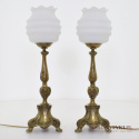 2 pałacowe lampy stołowe