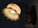 Klasyczny kinkiet rustykalny lampa ścienna retro oświetlenie do przytulnego pokoju
