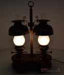 zabytkowa lampa na biurko