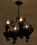 starodawna lampa na sufit