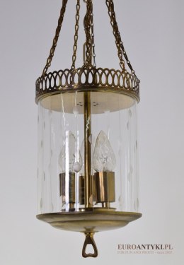 lampa szklany walec