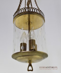 szkalny walec lampa