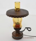 vintage lampa na stolik