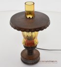 lampa na stolik rustykalna
