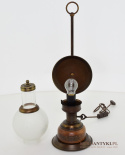 Zjawiskowa lampa stołowa rustykalna
