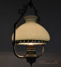 Art Deco lampa sufitowa z cyny. Ekskluzywne żyrandole.