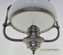 Art Deco lampa sufitowa z cyny. Ekskluzywne żyrandole.