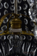 Antyk mała kryształowa grucha do ganku. Lampy kryształowe.