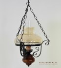 Rustykalna lampa wisząca w klasycznym stylu