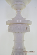 Alabastrowa lampa kolumna do zamku, pałacu. Unikatowe lampy.