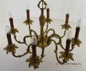 Dworski żyrandol barokowy, rokokowy. Pałacowe lampy antyczne.