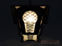 Klasyczna lampa wisząca do ganku, holu. Lampy vintage, retro.