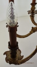 XXL! Duży mosiężny żyrandol do salonu. Lampy antyczne unikatowe.