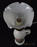 Francuska porcelanowa lampa na stolik. Lampy prowansalskie.