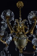 Żyrandol Empire Cesarstwo francuskie. Pałacowe lampy wiszące.