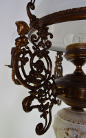 Duża lampa wisząca w stylu rustyk, cottagecore. Unikatowe lampy.