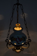 Lampa sufitowa ceramiczna w stylu cottage. Lampy rustykalne.