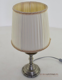 Retro lampa stołowa z cyny. Unikatowe lampy.