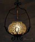 Rustykalna lampa sufitowa z metalu. Lampy cottage rustyk.