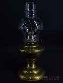 Zabytkowa mosiężna lampa naftowa z lat 1900. Lampy antyki.