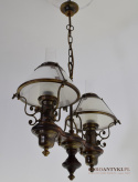Bajeczna lampa wisząca w stylu cottagecore, rustyk. Lampy antyki.