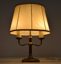 Śliczna lampa stołowa z babcinych czasów. Oświetlenie retro vintage.