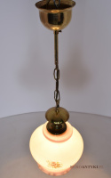 Wiejska lampa sufitowa z kloszem cottagecore. Lampy rustykalne.