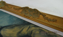 Francisco Ribera obraz w złotych antycznych drewnianych ramach.