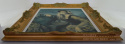 Francisco Ribera obraz w złotych antycznych drewnianych ramach.