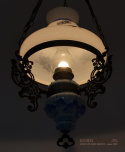 XL! Duża lampa wisząca w rustykalnym stylu. Oświetlenie cottagecore.