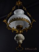 Piękna wisząca lampa stylowa z dawnych lat. Lampy antyki.