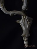 2 kremowe kinkiety w stylu barok, rokoko. Ekskluzywne lampy antyczne.