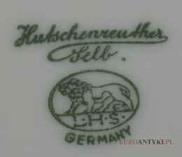Biała porcelanowa taca Hutschenreuther.