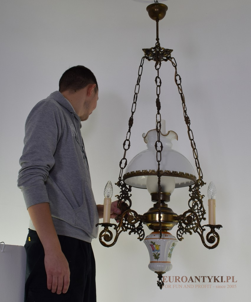 lampa sufitowa cottagecore