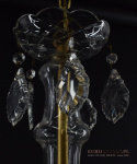 Antyczny żyrandol kryształowy Maria Teresa z dawnych lat.