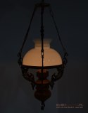 Klasyczna lampa wisząca w rustykalnym stylu. Lampy retro.