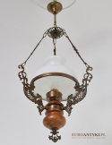 Klasyczna lampa wisząca w rustykalnym stylu. Lampy retro.