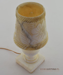 stołowa lampa z alabastru