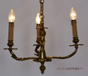 barokowa lampa wisząca  do antresoli
