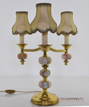 antyczna lampa stołowa