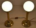 2 stare lampki vintage z mosiądzu na stolik. Lampy antyki.
