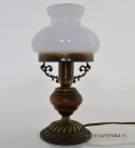 mini lampa rustykalna na stolik