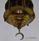 mosiężna lampa orientalna
