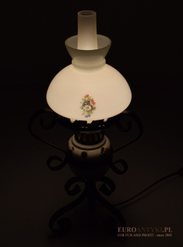 Cepelia lampka stołowa góralska - wiejska w stylu ludowym retro