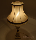 marmurowa lampa stołowa dworska