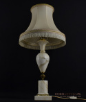 dworska marmurowa lampa stołowa