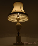 antyki warszawa marmurowa lampa stołowa