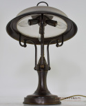 retro gabinetowa lampa na biurko