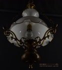 wisząca rustykalna lampa