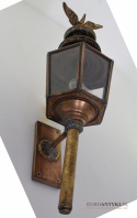 przedwojenna lampa latarnia na ścianę